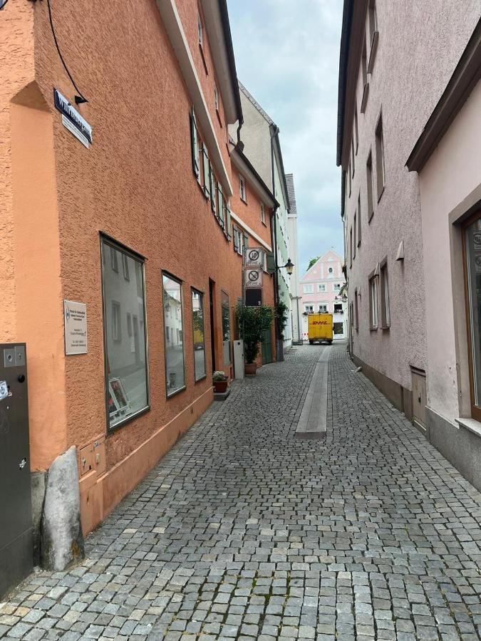 Marktplatz Ferienwohnung Gunzburg Bagian luar foto